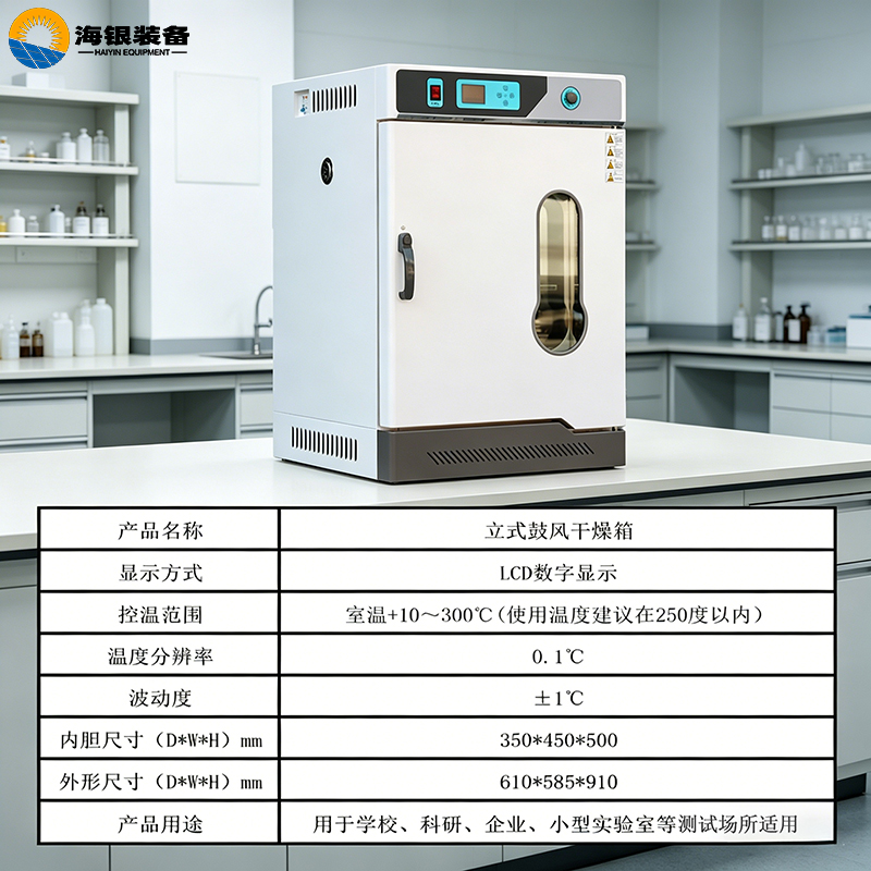 广东海银立式鼓风干燥箱：企业生产研发的高效赋能设备